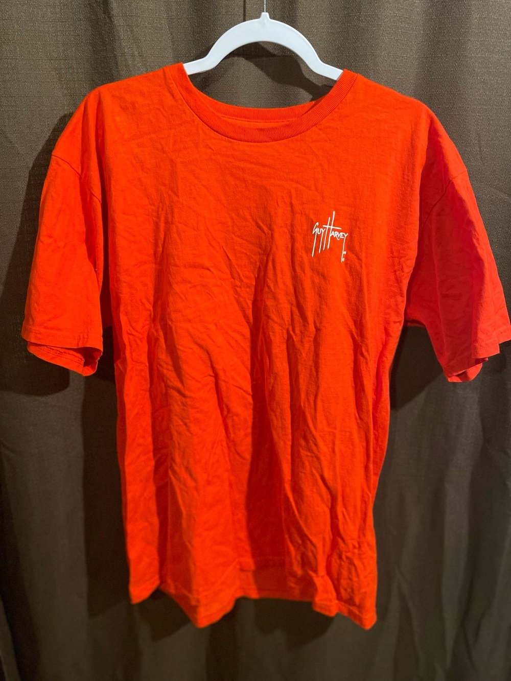 Guy Harvey Bright red Short Sleeve Tee with Chest Logo